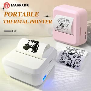 Marklife S2 photo receipt label printer 2 inch inkless thermal printer for home office stores